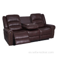 Set de sofá muebles reclinable con rocker y planeador